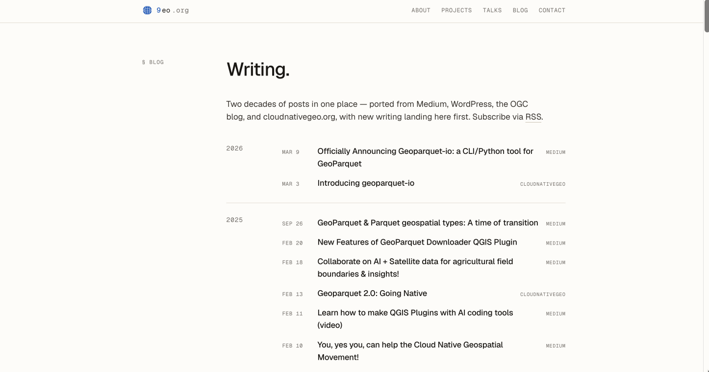 Chris Holmes — 9eo.org - A writing reboot